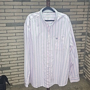 Chaps Coastland Wash Oxford Shirt Sz 3XB